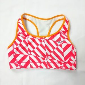 Nike Dri-Fit Red & White Sports Bra